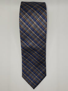 Small Plaid Print Necktie