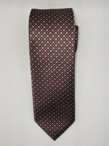 Microfiber Small Diamond Pattern Tie