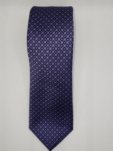 Microfiber Small Diamond Pattern Tie