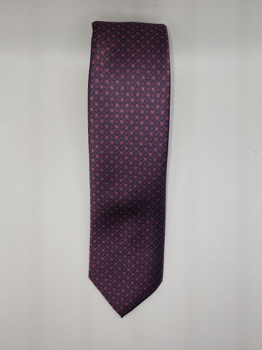 Microfiber Small Diamond Pattern Tie