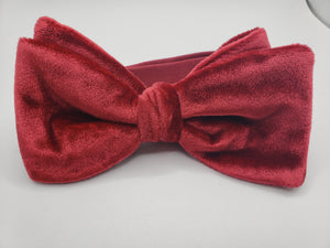 Red Velvet Pre Tied Bow Ties