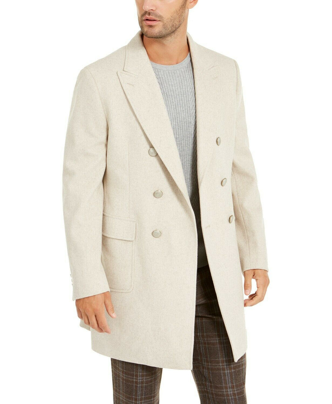 Oatmeal Color Overcoat