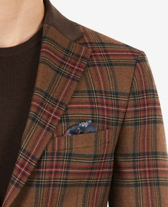 Brown Tartan Sports Jacket