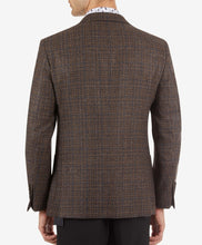 Load image into Gallery viewer, Multicolor Brown Tweed Pattern Sport Jacket