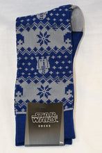 Load image into Gallery viewer, Star Wars Blue Holiday Socks