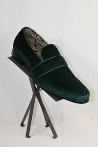 Green Velvet Shoe