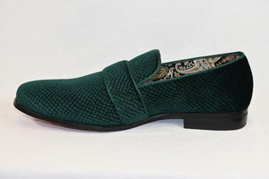 Green Velvet Shoe