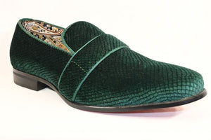 Green Velvet Shoe