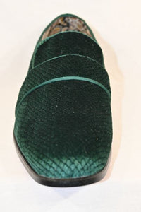 Green Velvet Shoe