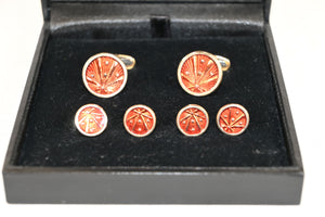 Art Deco Cufflink and Stud Set