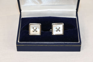 Cross Stitch Cufflinks