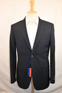 Navy Pinstripe Suit