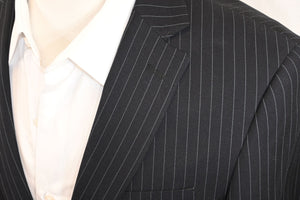 Navy Pinstripe Suit