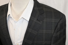 Load image into Gallery viewer, Grey and Black Plaid Suit