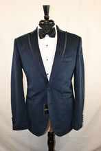 Load image into Gallery viewer, Navy Velvet Dinner Jacket