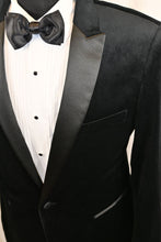 Load image into Gallery viewer, Black Velvet Peak Dinner Jacket