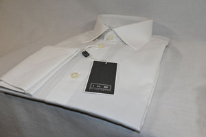 Spread Collar White Dress Shirt