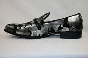 Silver and Black Camo Shoe