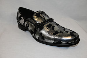 Silver and Black Camo Shoe