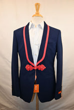 Load image into Gallery viewer, Navy and Red Blazer