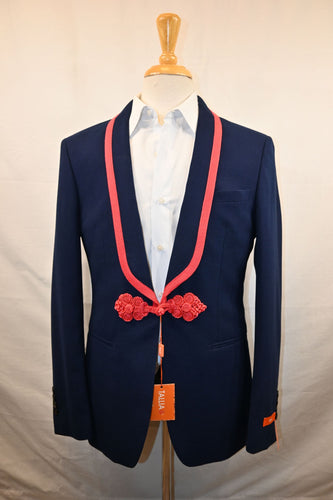 Navy and Red Blazer