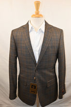 Load image into Gallery viewer, Dark Brown Plaid Suit