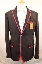 Load image into Gallery viewer, Black and Red Dinner Jacket