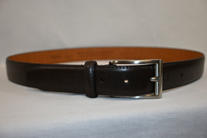 Espresso Leather Belt