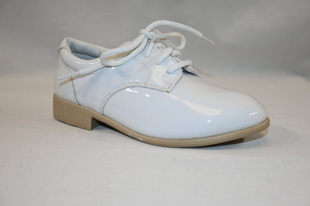 Boys White Formal Shoe