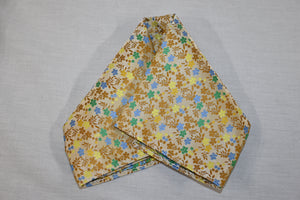 Yellow Floral Print Handkerchief