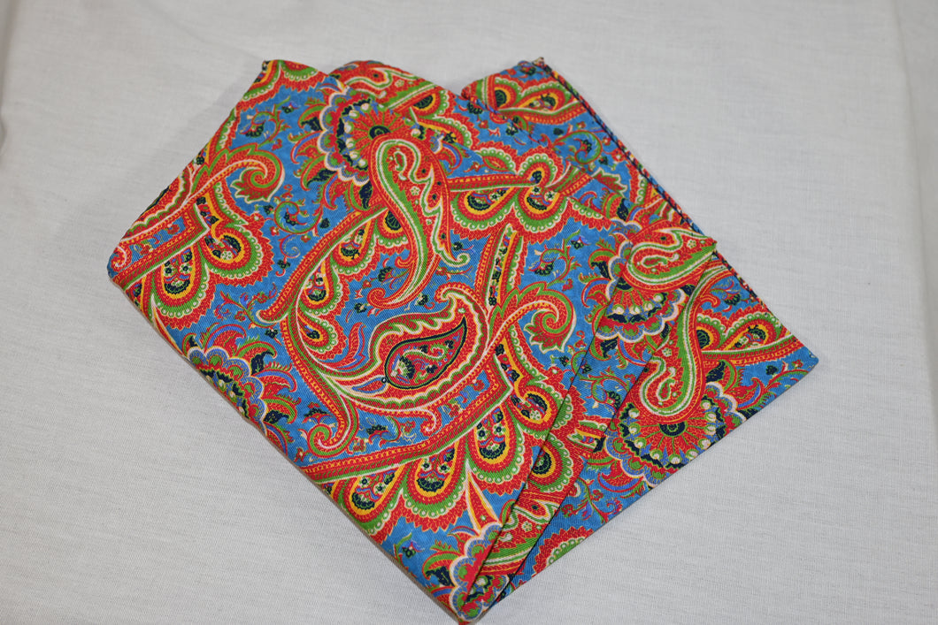 Bright Paisley Handkerchief