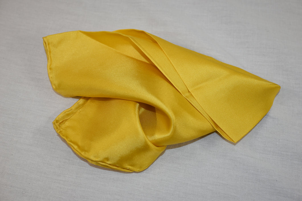 Saffron Gold Silk Handkerchief