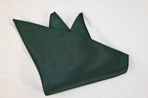 Hunter Green Patterned Handkerchief