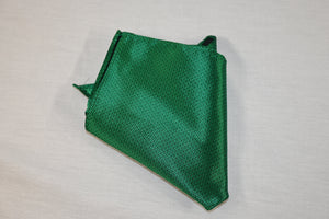 Emerald Green Patterned Handkerchief