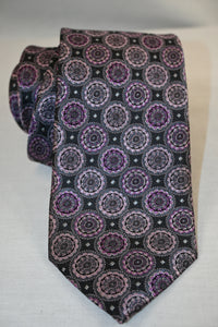 Purple Medallion Tie