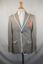 Load image into Gallery viewer, Taupe Herringbone Dinner Jacket