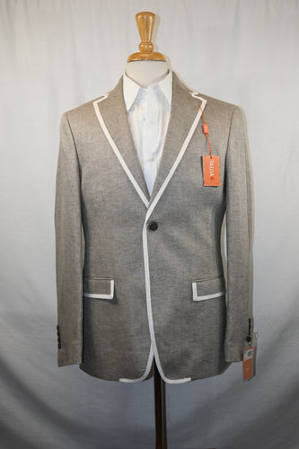 Taupe Herringbone Dinner Jacket