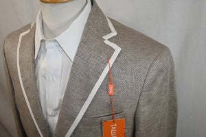 Taupe Herringbone Dinner Jacket