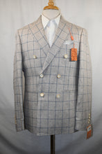 Load image into Gallery viewer, Linen with Blue Window Payne Dinner Jacket