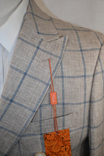 Load image into Gallery viewer, Linen with Blue Window Payne Dinner Jacket