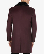 Load image into Gallery viewer, Burgundy Overcoat