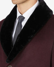 Load image into Gallery viewer, Burgundy Overcoat