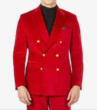 Load image into Gallery viewer, Red Velvet Dinner Jacket