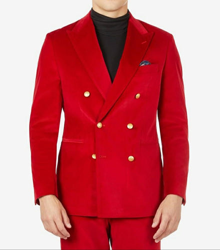 Red Velvet Dinner Jacket