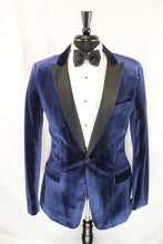 Load image into Gallery viewer, Blue Velvet Dinner Jacket