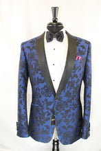 Load image into Gallery viewer, Cobalt Tapestry Dinner Jacket