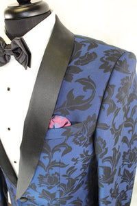 Cobalt Tapestry Dinner Jacket