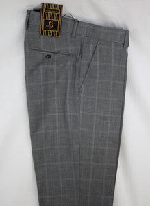 Grey Window Pane Pant