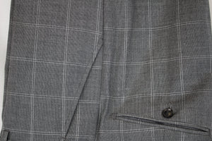 Grey Window Pane Pant