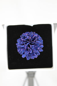 Cobalt and Pink Lapel Pin